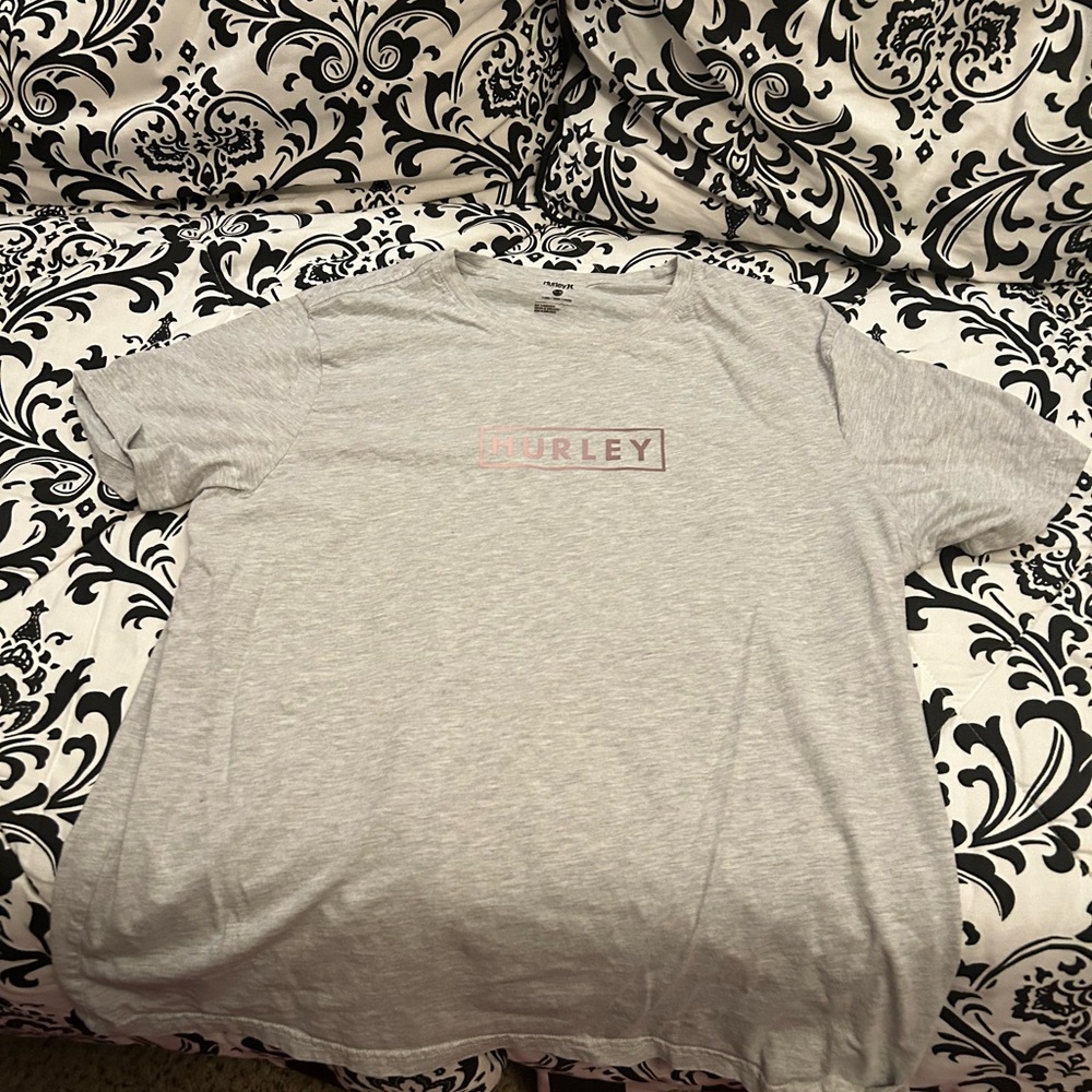 Hurley Light Gray Short Sleeve Tee Men’s